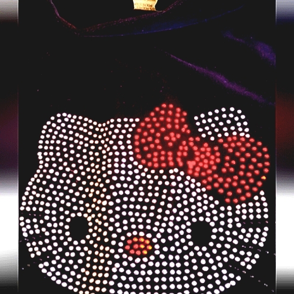 🩷Rare Sanrio Hello Kitty Velour Vintage Zip Up Plus Size Top!  Adorable 💯 - Picture 3 of 4